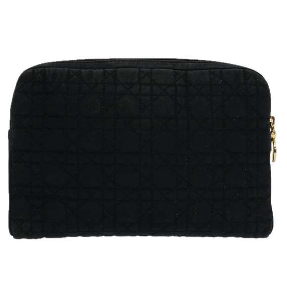 Christian Dior Canage Pouch Nylon Black Auth bs10301 - Picture 2 of 16